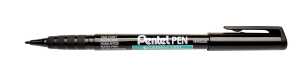Pentel Permanentmarker green Label 1,0 mm feine Acrlspitze sw