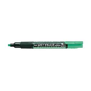 Pentel Wet Erase Chalk Marker 0,6mm-4,0mm f. White- u. Blackboard gn