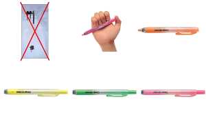 Pentel Handy-Line, mit Druckmechanik h.gn, schlankes Geh., 0,8mm-3,8mm