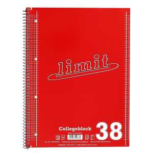 Limit Collegeblock, DIN A4, kariert , 80 Blatt (5400688)