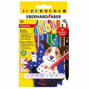 Faserschreiberetui 10St sort. EBERHARD FABER 551010 Zauber