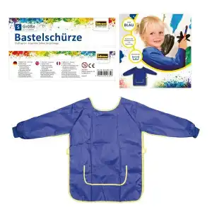 Idena Bastelschürze blau,f. Alter 5-6 Jahre