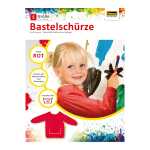 Idena Bastelschürze rot,f. Alter 5-6 Jahre