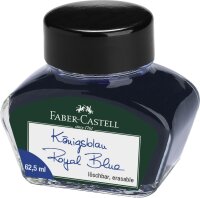 Faber Castell Tintenglas 62,5 ml Königsblau,...