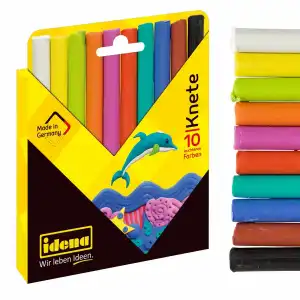Idena Knete 10 Stangen Farben sortiert