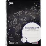 Collegeblock A4, 80 Blatt, 70 g/m², 4fach gelocht,...