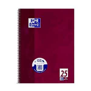 OXFORD Schule Collegeblock A4+ 80 Blatt, liniert 4fach gelocht