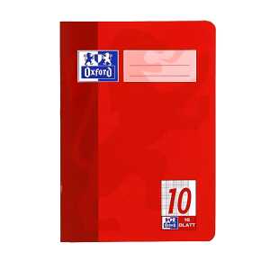 OXFORD Schule Schulheft A5, 16 Blatt, Lineatur 10