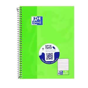 Collegeblock A5+, 80 Blatt, liniert mit Rand links, 6fach gelocht