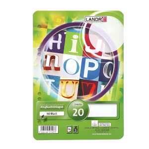 Ringbucheinlagen A5, 50 Blatt, 70 g/m², 6fach gelocht, Lineatur 20