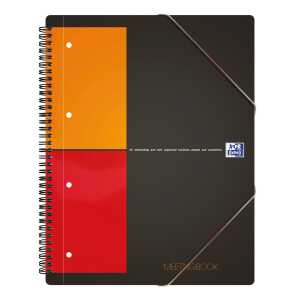 Meetingbook A4+, kariert 5 mm, 80 Blatt, 4fach gelocht, 5er-Packung