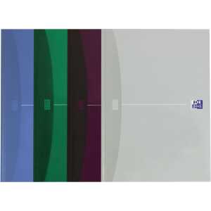 Office Buch "Essentials" A4, kariert 5 mm, 96 Blatt, 5er mit 4 Farben