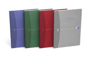 Buch "Essentials" A4, kariert 5 mm, 96 Blatt, 5er-Packung mit 4 Farben