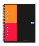 Notebook A5+, kariert 5 mm, 80 Blatt, 10fach gelocht,...