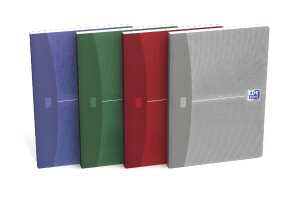 Buch "Essentials" A5, kariert 5 mm, 96 Blatt, 5er-Packung mit 4 Farben