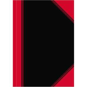 Bantex China-Kladde schwarz/rot, A5, 96 Blatt, 70 g/m², liniert