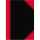 Bantex China-Kladde schwarz/rot, A5, 96 Blatt, 70 g/m², liniert