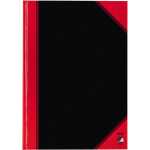 Bantex China-Kladde schwarz/rot, A4, 96 Blatt, 70 g/m², kariert