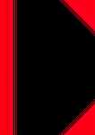 Bantex China-Kladde schwarz/rot, A7, 96 Blatt, 70...