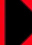 Bantex China-Kladde schwarz/rot, A5, 96 Blatt, 70...