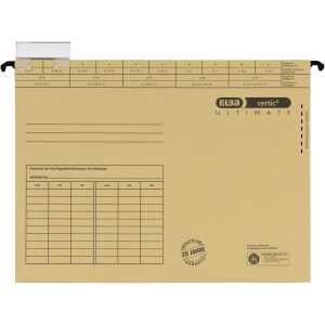 ELBA Hängemappe für ca. 330 DIN A4-Blätter, naturbraun