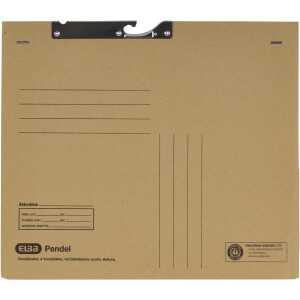 ELBA Pendelhefter A4 mit 4 kaufmHeftungen 4 Trennblättern, naturbraun