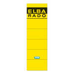 ELBA Ordner-Rückenschild "rado" kurz, 8 cm, gelb, 10 Schildern
