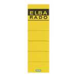ELBA Ordner-Rückenschild "rado" kurz, 8 cm, gelb, 10 Schildern
