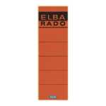 ELBA Ordner-Rückenschild "rado" kurz, 8 cm, rot, 10 Schildern