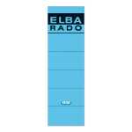 ELBA Ordner-Rückenschild "rado" kurz, 8 cm, blau, 10 Schildern