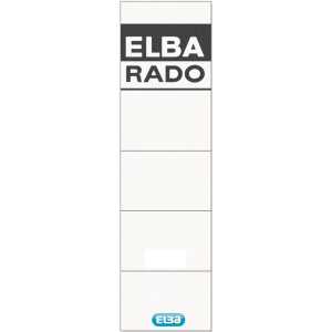 ELBA Rückenschild breit/kurz 44 x 159 mm (B x H) weiß 10 St./Pack.
