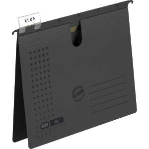 ELBA Hängehefter "chic ULTIMATE" A4, mit kaufm. Heftung, antharazit