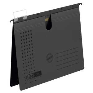 Hängehefter chic ULTIMATE A4, mit kaufm. Heftung, antharazit, 5er-Pack