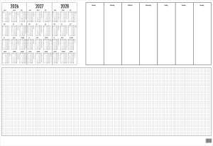 2026 Güss Abreiß-Schreibunterlage 60x40cm 1-farbig bedruckt