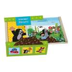 Trötsch Bilderwürfel Maulwurf 13 x13 x5 cm, 6...