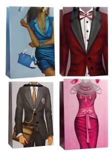 Trötsch Tasche Body mit Schmuckstein 22x33 cm, 4 Motive