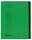 Ordnungsmappe "chic" A4, 12 Fächer, aus 450 g/m² Karton (RC), grün