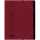 Ordnungsmappe "chic" A4, 7 Fächer, aus 450 g/m² Karton (RC), bordeaux
