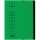 Ordnungsmappe "chic" A4, 7 Fächer, aus 450 g/m² Karton (RC), grün