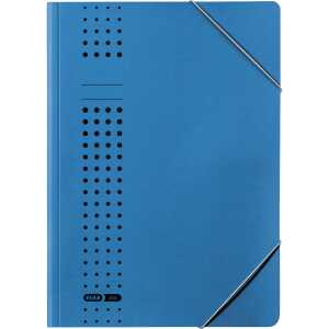 ELBA Eckspanner chic DIN A4 Karton, recycelt blau