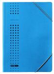 ELBA Eckspanner chic DIN A4 Karton, recycelt blau