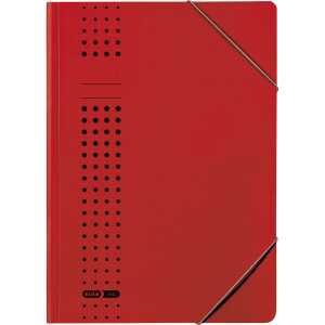 ELBA Eckspanner chic DIN A4 Karton, recycelt rot