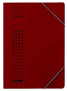 Eckspanner "chic" A4, ca. 150 A4-Blätter, 320 g/m² Karton bordeaux