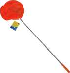 Idena Mini-Kescher orange Teleskop-Stange 72cm Durchmess...