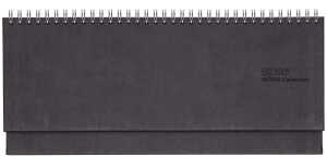 2026 Güss Tischquerkalender 30x13cm Tucson schwarz 1W/2S