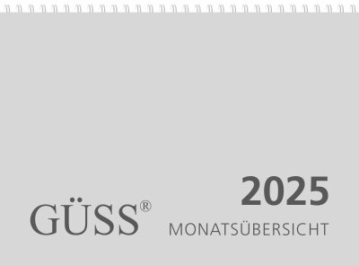 2025 Güss Monatsübersicht DIN A4