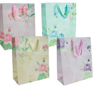 Trötsch Tasche Flowers gross 26 x 32 cm, 4 Motive