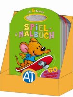 Trötsch Spiel- & Malbuch mit Henkel 21x30 cm,24...