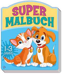 Supermalbuch 80 Seiten 12 x 15 x 0,5 cm, 80 Seiten, mit Softcover!