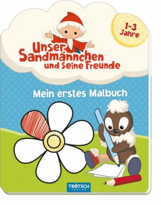 Trötsch Mein 1. Malbuch Sandmännchen 12 x 15,5 x 0,8 cm, 80 Seiten